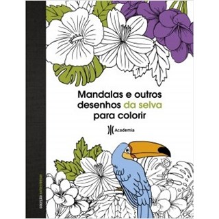Livro - Mandalas e Outros Desenhos da Selva Para Colorir - Junior - Planeta
