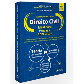Livro - Manual Completo de Direito Civil 2  Ed - Wander Garcia - 2019 - Garcia/pinheiro