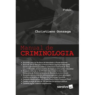 Livro - Manual de Criminologia - Gonzaga