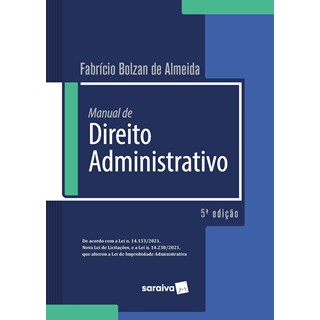 Livro Manual de Direito Administrativo 5º Edição - Almeida - Saraiva