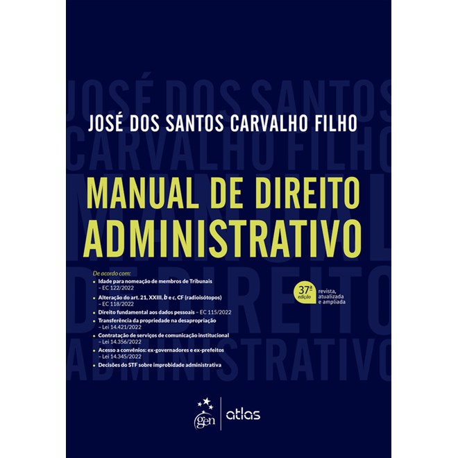 Livro - Manual De Direito Administrativo - Carvalho filho