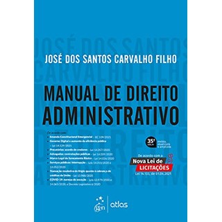Livro Manual de Direito Administrativo - Filho - Atlas