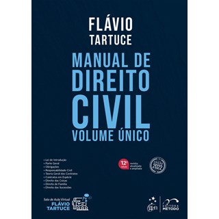 Livro - Manual de Direito Civil: Volume Unico - Tartuce