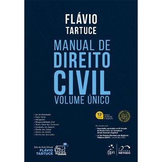 Livro - Manual de Direito Civil: Volume Unico - Tartuce