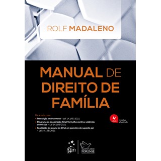 Livro Manual de Direito de Família - Madaleno - Forense