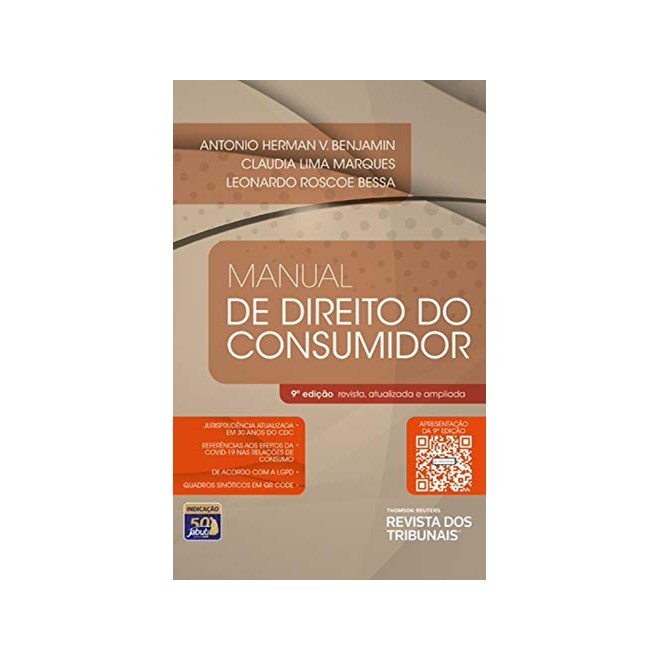 Livro - Manual de Direito do Consumidor - Benjamin/marques/bes
