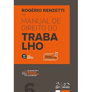 Livro - Manual de Direito do Trabalho - Renzetti