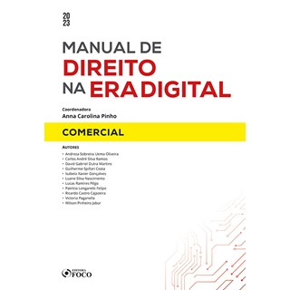 Livro - Manual de Direito Na era Digital Comercial 1ª Ed 2023 - Wilson Pinheiro Vict