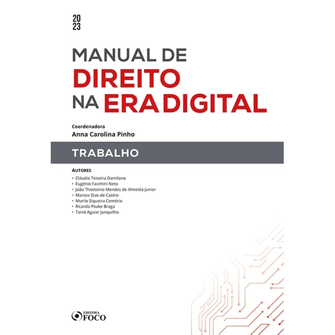 Livro - Manual de Direito Na era Digital: Trabalho - 1ª Ed - 2023 - Tainá Aguiar Ricardo