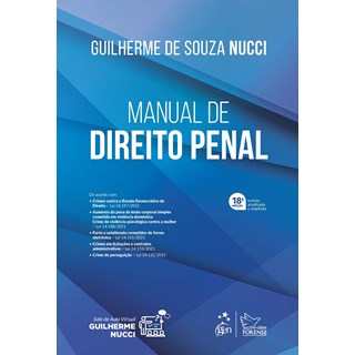 Livro Manual de Direito Penal 2022 - Nucci - Forense - Pré-Venda