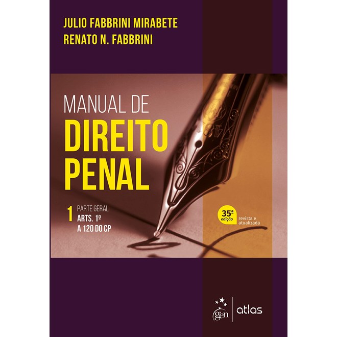 Livro Manual de Direito Penal - Vol.1 - Mirabete - Atlas