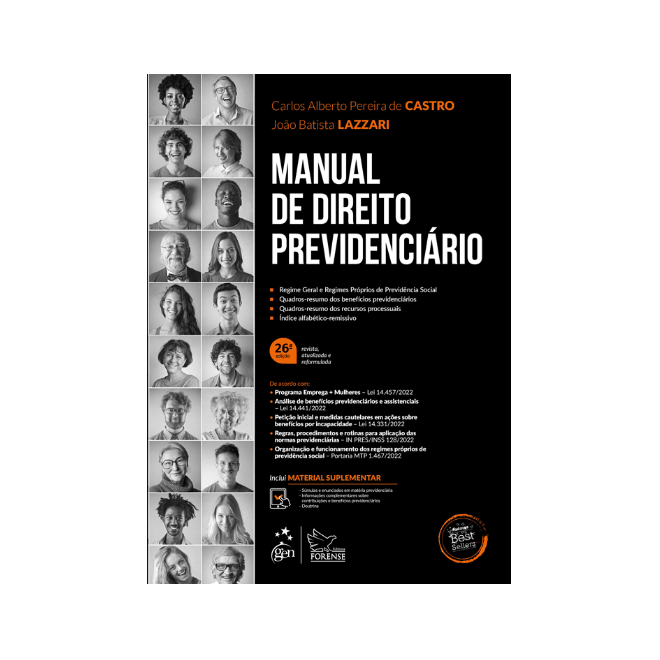 Livro - Manual de Direito Previdenciario 2023 - Castro/lazzari