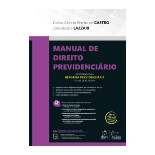 Livro - Manual de Direito Previdenciário - Castro 23º edição