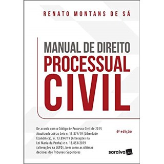 Livro - Manual de Direito Processual Civil - 06ed/21 - Sa