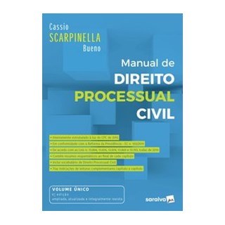 Livro - Manual de Direito Processual Civil - 6ª Ed. 2020 - Bueno 6º edição