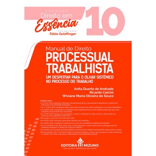Livro Manual De Direito Processual Trabalhista - Duarte - JH Mizuno