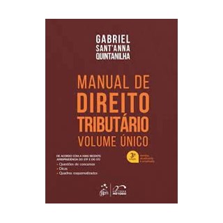 Livro - Manual de Direito Tributario: Volume Unico - Quintanilha