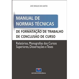 Livro - Manual de Normas Técnicas de Formação de Trabalho de Conclusão de Curso - Santos