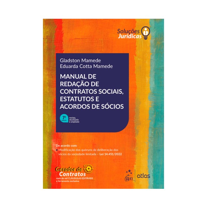 Livro - Manual de Redacao de Contratos Sociais, Estatutos e Acordos de Socios - Mamede