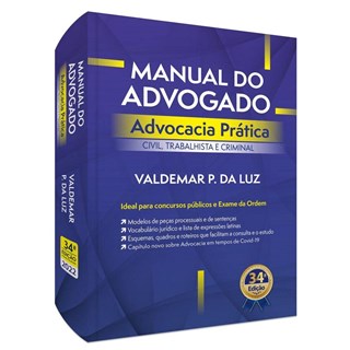 Livro Manual do Advogado - Luz - Manole