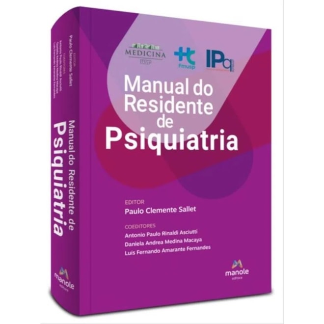 Livro Manual do Residente de Psiquiatria - Sallet FMUSP - Manole