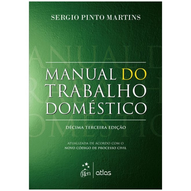 Livro - Manual do Trabalho Domestico - Martins