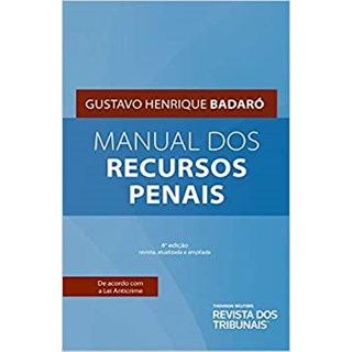 Livro - Manual dos Recursos Penais - Badaró - Revista dos Tribunais