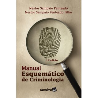Livro Manual Esquemático de Criminologia - Penteado - Saraiva