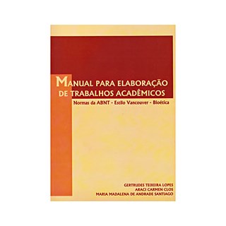 Livro - Manual para Elaboracao de Trabalhos Academicos - Santiago