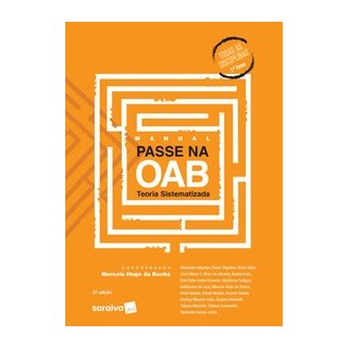 Livro - Manual Passe na OAB 1ª Fase - Teoria Sistematizada - 3ª Edição de 2020 - Rocha 3º edição