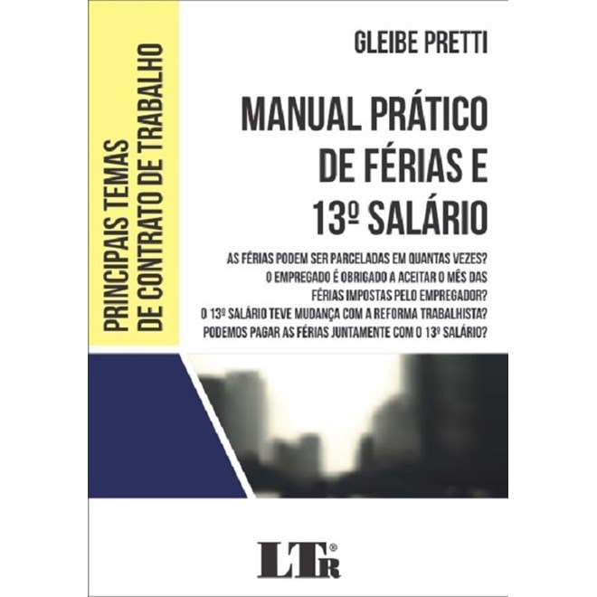 Livro - Manual Pratico de Ferias e 13  Salario - Pretti