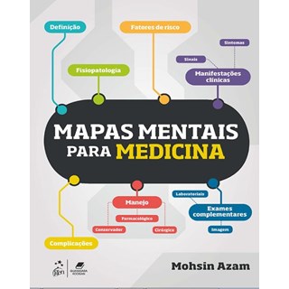 Livro Mapas Mentais Para Medicina - Azam - Guanabara Koogan