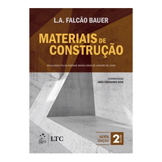 Livro Materiais de Construção - Vol. 2 - Bauer - LTC