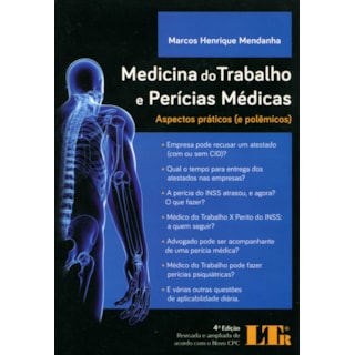 Livro - Medicina do Trabalho e Perícias Médicas - Mendanha Livro - Medicina do Trabalho e Perícias Médicas - Mendanha