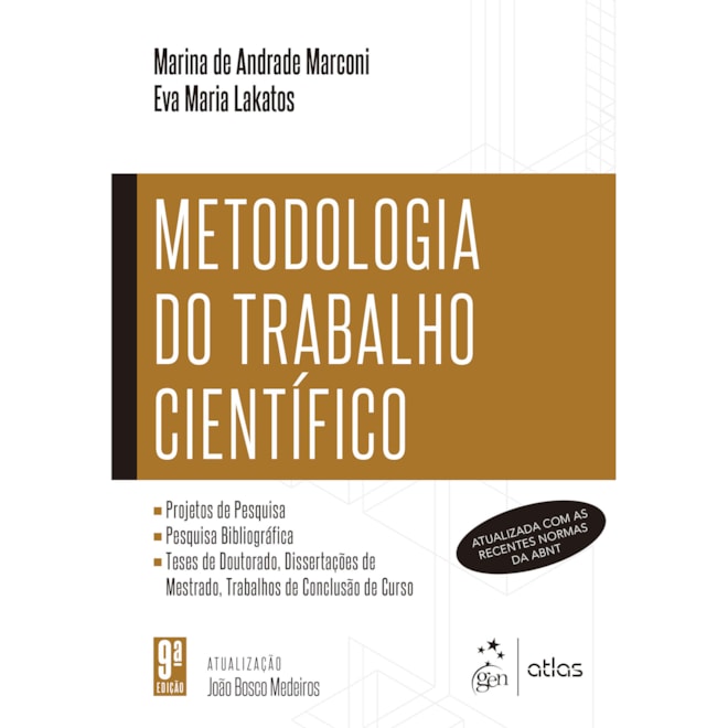 Livro - Metodologia do Trabalho Cientifico - Marconi/lakatos