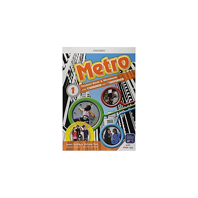 Livro - Metro 1 Student Book e Workbook - Oxford