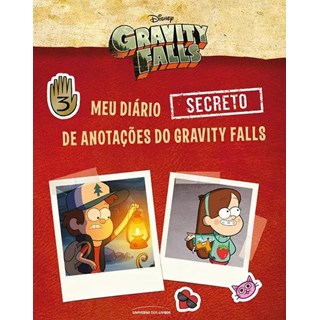 Livro - Meu Diário Secreto De Anotações Do Gravity Falls  - Blanco