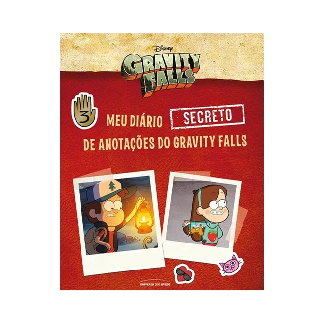 Livro - Meu Diário Secreto De Anotações Do Gravity Falls  - Blanco