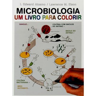 Livro - Microbiologia um Livro para Colorir - Elson
