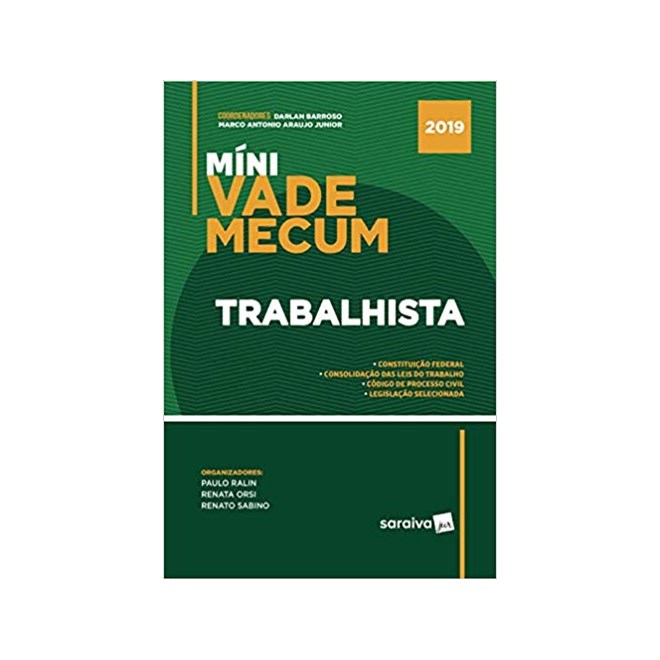 Livro - Mini Vade Mecum Trabalhista - Barroso/araujo Junio