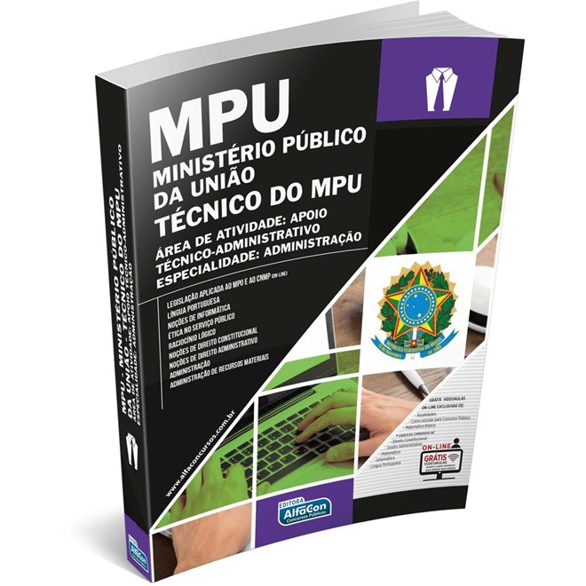 Livro - Ministerio Publico da Uniao - Tecnico do Mpu - Area de Atividade: Apoio tec - Equipe Alfacon