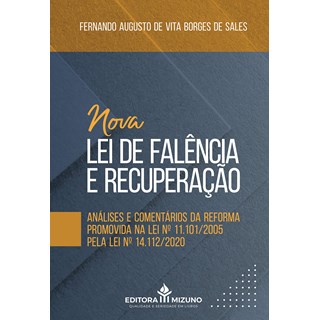 Livro - Nova Lei de Falência e Recuperação - Sales, Fernando Augu