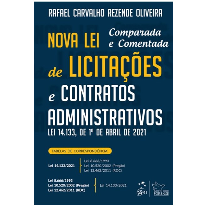 Livro - NOVA LEI DE LICITACOES E CONTRATOS ADMINISTRATIVOS - Oliveira
