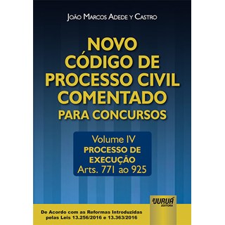 Livro - Novo Código de Processo Civil Comentado para Concursos - Castro - Juruá