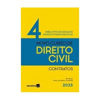 Livro - Novo Curso de Direito Civil Contratos: Vol. 4 - Gagliano/pamplona Fi