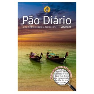 Livro - Pão Diário vo.l 24 - Letra Gigante - Paisagem - Ministérios Pão Diário 1º edição
