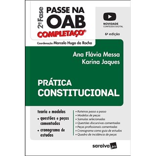 Livro - Passe Na Oab - 2 Fase - Fgv - Completaco - Pratica Constitucional - Rocha/messa/jaques