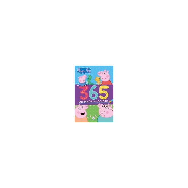 Peppa - Pig - 365 Desenhos para Colorir