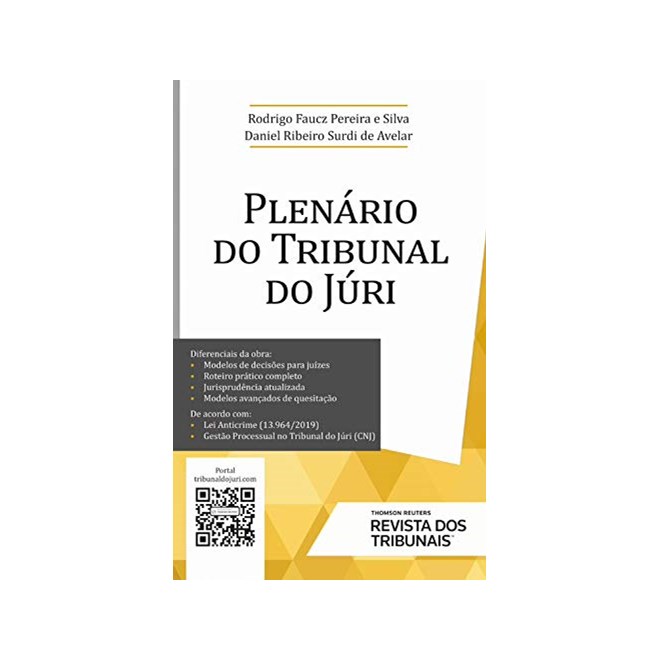 Livro Plenário Do Tribunal Do Júri - Silva - Revista dos Tribunais