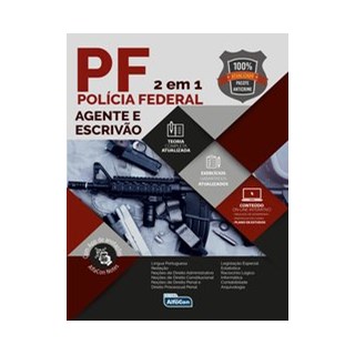 Livro - Policia Federal - 2 em 1-agente e Escrivao - 2020 - Editora Alfaco